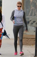 ADRIANNE PALICKI Leaves a Gym in Los Angeles 02/02/2017