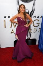 ADRIENNE BAILON ar 48th Naacp Image Awards in Pasadena 02/11/2017