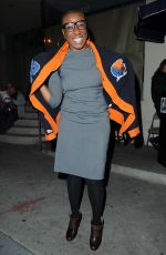 AISHA HINDS Leaves Catch LA in West Hollywood 01/31/2017