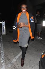 AISHA HINDS Leaves Catch LA in West Hollywood 01/31/2017