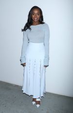 AJA NAOMI KING at Prabal Gurung Fashion Show at New York Fashion Week 02/12/2017