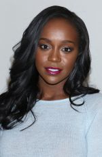 AJA NAOMI KING at Prabal Gurung Fashion Show at New York Fashion Week 02/12/2017
