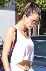 ALESSANDRA AMBROSIO Arrives at a Gym in Brentwood 02/23/2017