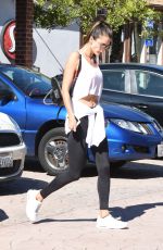 ALESSANDRA AMBROSIO Arrives at a Gym in Brentwood 02/23/2017