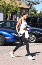 ALESSANDRA AMBROSIO Arrives at a Gym in Brentwood 02/23/2017