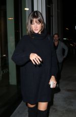 ALESSANDRA AMBROSIO at Catch LA in West Hollywood 02/02/2017