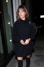 ALESSANDRA AMBROSIO at Catch LA in West Hollywood 02/02/2017
