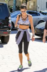 ALESSANDRA AMBROSIO Leaves a Gym in Brentwood 02/24/2017