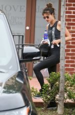 ALESSANDRA AMBROSIO Leaves a Gym in Los Angeles 02/21/2017