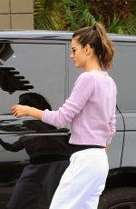 ALESSANDRA AMBROSIO Out and About in Brentwood 02/27/2017