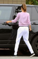 ALESSANDRA AMBROSIO Out and About in Brentwood 02/27/2017