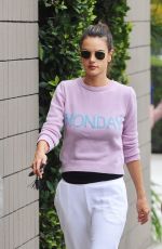 ALESSANDRA AMBROSIO Out and About in Brentwood 02/27/2017