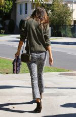 ALESSANDRA AMBROSIO Out and About in Santa Monica 02/223/2017