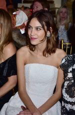 ALEXA CHUNG at Christian Siriano Fashion Show in New York 02/11/2017