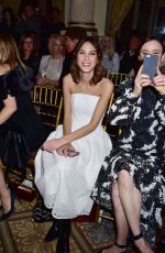 ALEXA CHUNG at Christian Siriano Fashion Show in New York 02/11/2017