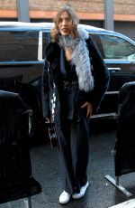 ALEXA CHUNG Out and About in New York 02/09/2017