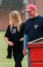 ALI LATRER on a Movie Set in Hollywood 02/16/2017