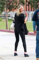 ALI LATRER on a Movie Set in Hollywood 02/16/2017