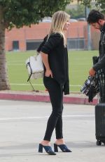 ALI LATRER on a Movie Set in Hollywood 02/16/2017