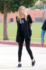ALI LATRER on a Movie Set in Hollywood 02/16/2017