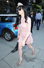 ALI LOHAN Arrives at Island Record Pre Grammy Party in Los Angeles 02/11/2017
