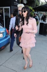 ALI LOHAN Arrives at Island Record Pre Grammy Party in Los Angeles 02/11/2017