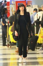 ALI LOHAN at JFK Airport in New York 02/09/2017