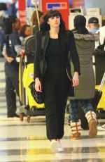 ALI LOHAN at JFK Airport in New York 02/09/2017