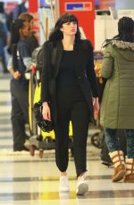 ALI LOHAN at JFK Airport in New York 02/09/2017