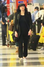 ALI LOHAN at JFK Airport in New York 02/09/2017