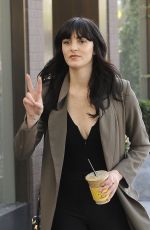 ALI LOHAN Out and About in Los Angeles 02/22/2017