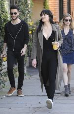 ALI LOHAN Out and About in Los Angeles 02/22/2017