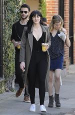 ALI LOHAN Out and About in Los Angeles 02/22/2017