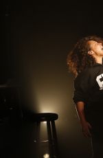 ALICIA KEYS at Jimmy Kimmel Live 02/09/2017