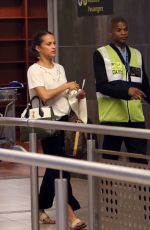 ALICIA VKANDER at Cape Town International Airport in South Africa 02/24/2017