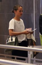 ALICIA VKANDER at Cape Town International Airport in South Africa 02/24/2017