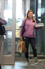 ALYSON HANNIGAN Buys a Cake Out in Los Angeles 02/24/2017