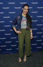 ALYSSA MILANO at SiriusXM at Super Bowl LI Radio Row in Houston 02/03/2017