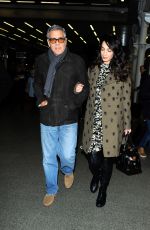 AMAL and George CLOONEY at St Pancras Eurostar in London 02/26/2017