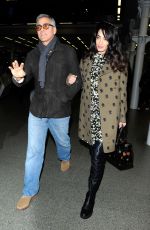 AMAL and George CLOONEY at St Pancras Eurostar in London 02/26/2017