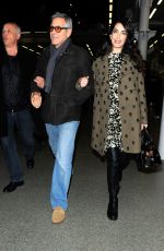 AMAL and George CLOONEY at St Pancras Eurostar in London 02/26/2017