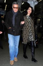 AMAL and George CLOONEY at St Pancras Eurostar in London 02/26/2017