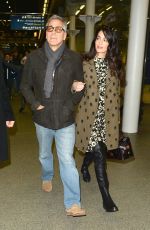 AMAL and George CLOONEY at St Pancras Eurostar in London 02/26/2017