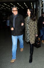 AMAL and George CLOONEY at St Pancras Eurostar in London 02/26/2017