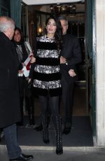 AMAL and George CLOONEY Leaves Laperouse Restaurant in Paris 02/25/2017