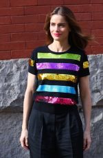 AMANDA PEET at Marc Jacobs Fashion Show at New York Fashion Show 02/16/2017