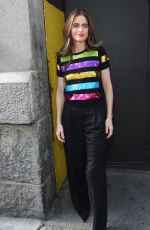 AMANDA PEET at Marc Jacobs Fashion Show at New York Fashion Show 02/16/2017