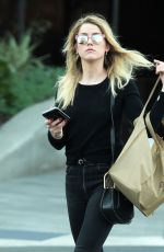 AMBER HEARD at a Gas Station in Santa Monica 02/01/2017