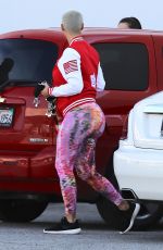 AMBER ROSE Arrives at a Dance Class in Calabasas 02/25/2017