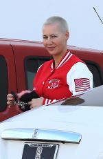 AMBER ROSE Arrives at a Dance Class in Calabasas 02/25/2017